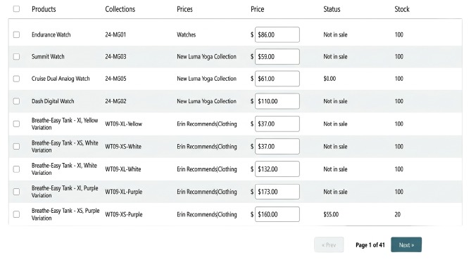 Variable Product Handling